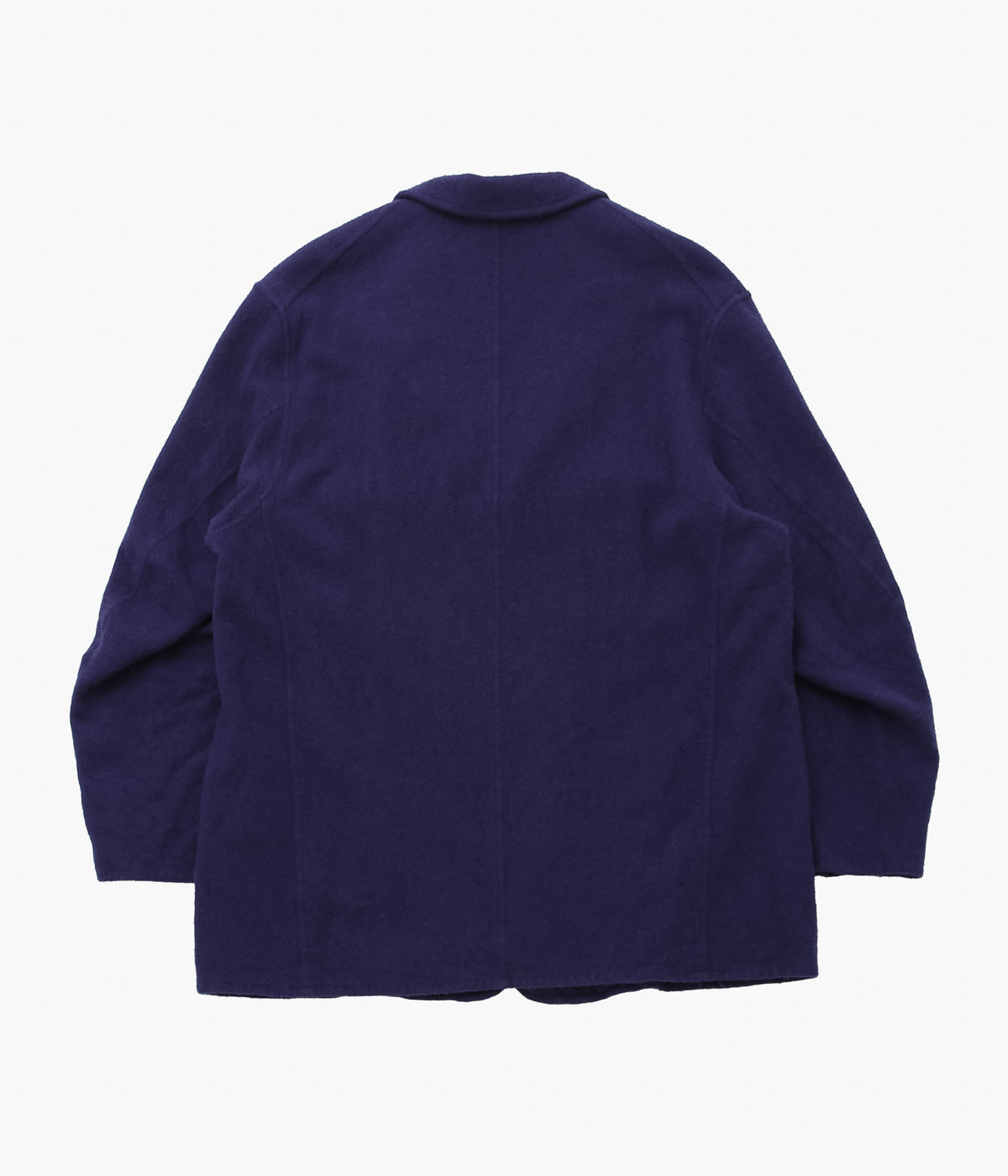 COMOLI ''縮絨ウール ジャケット'' (PURPLE BLUE)