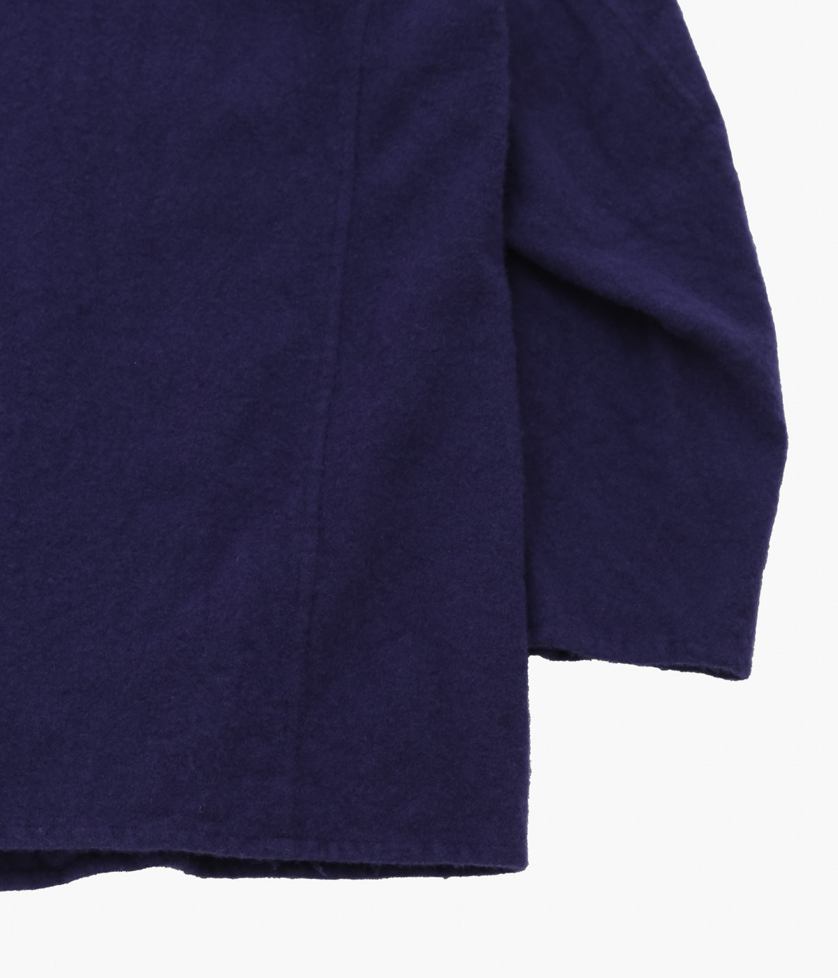 COMOLI ''縮絨ウール ジャケット'' (PURPLE BLUE)