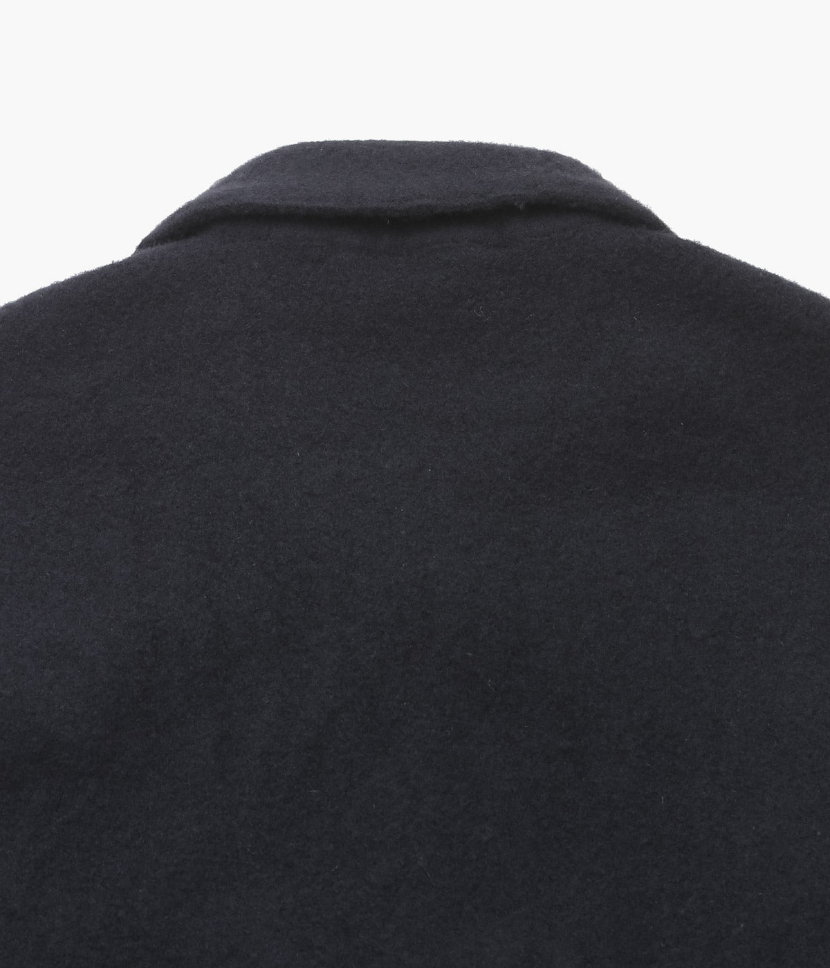 COMOLI ''縮絨ウール ジップショートジャケット'' (BLACK)