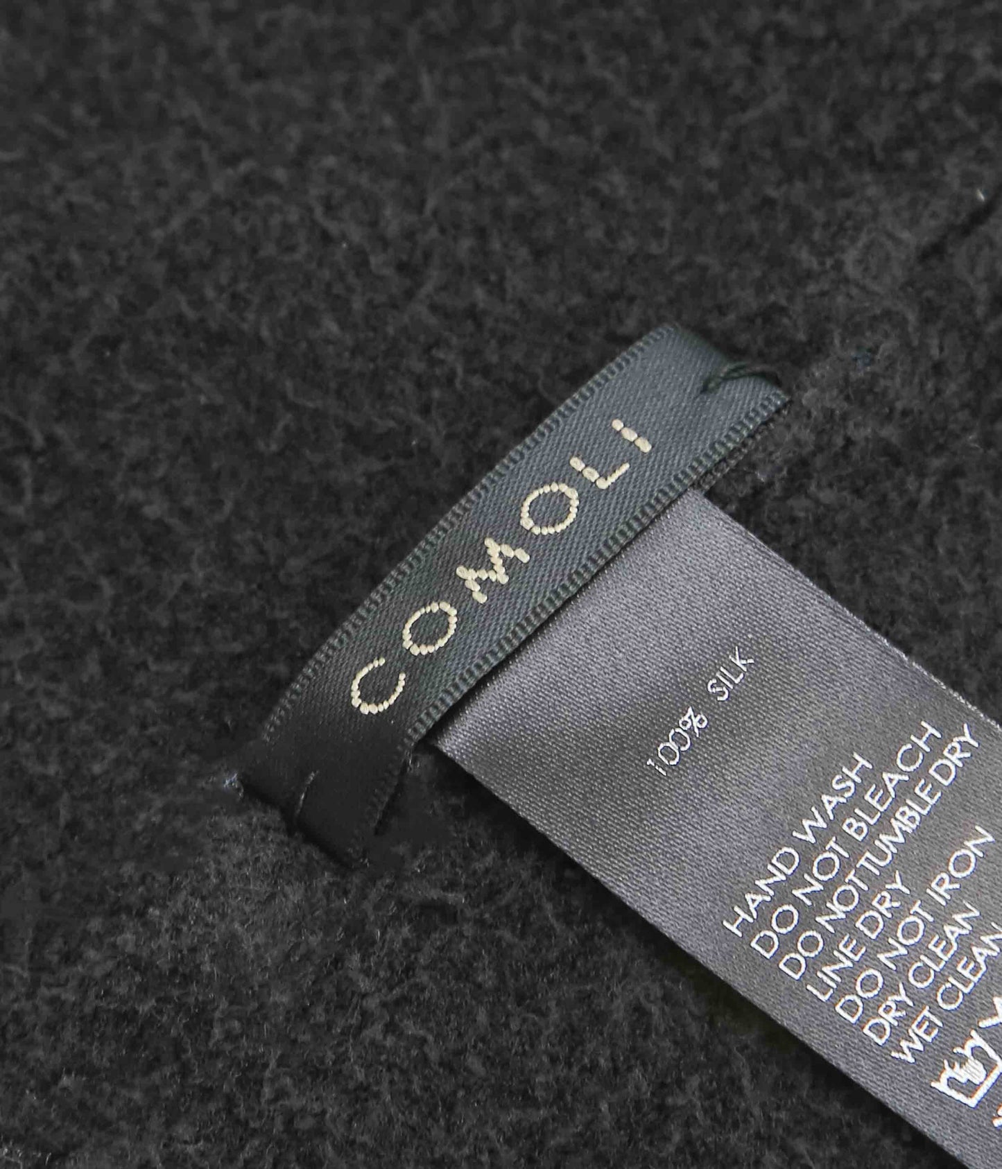 COMOLI Fleece Neck Warmer (Fade Black)