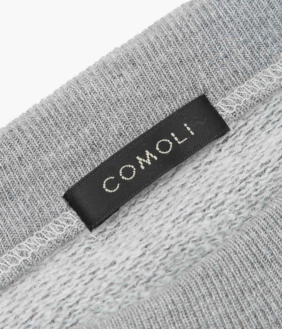 COMOLI "Gray Fleece Crew Neck" (GRAY)