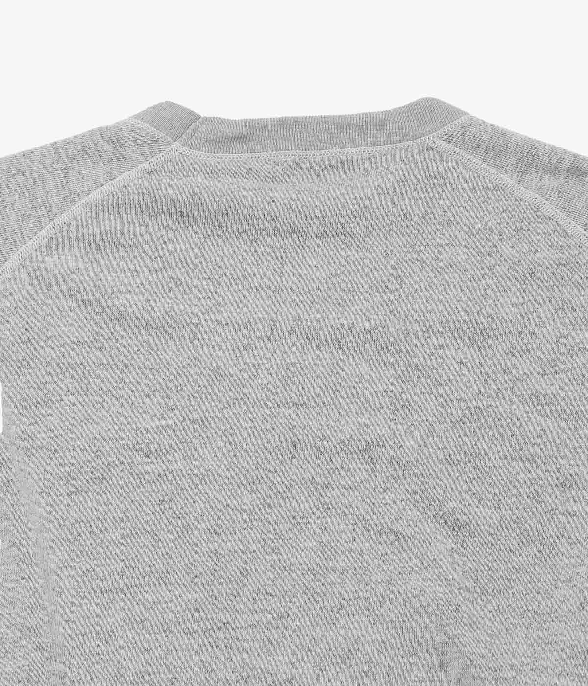 COMOLI "Gray Fleece Crew Neck" (GRAY)