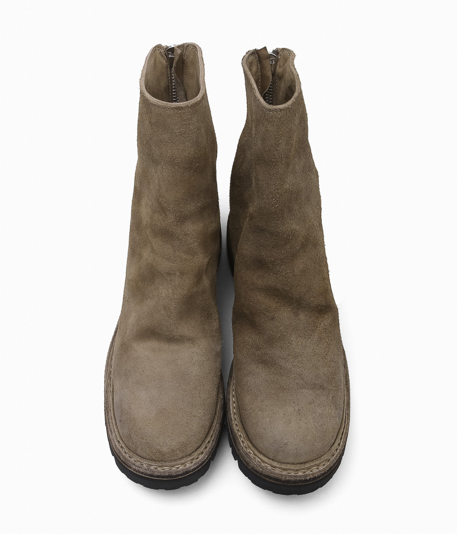 【値下げ中！】COMOLI別注 GUIDI バックジップブーツ 42 BEIGE GUIDI × COMOLI】 