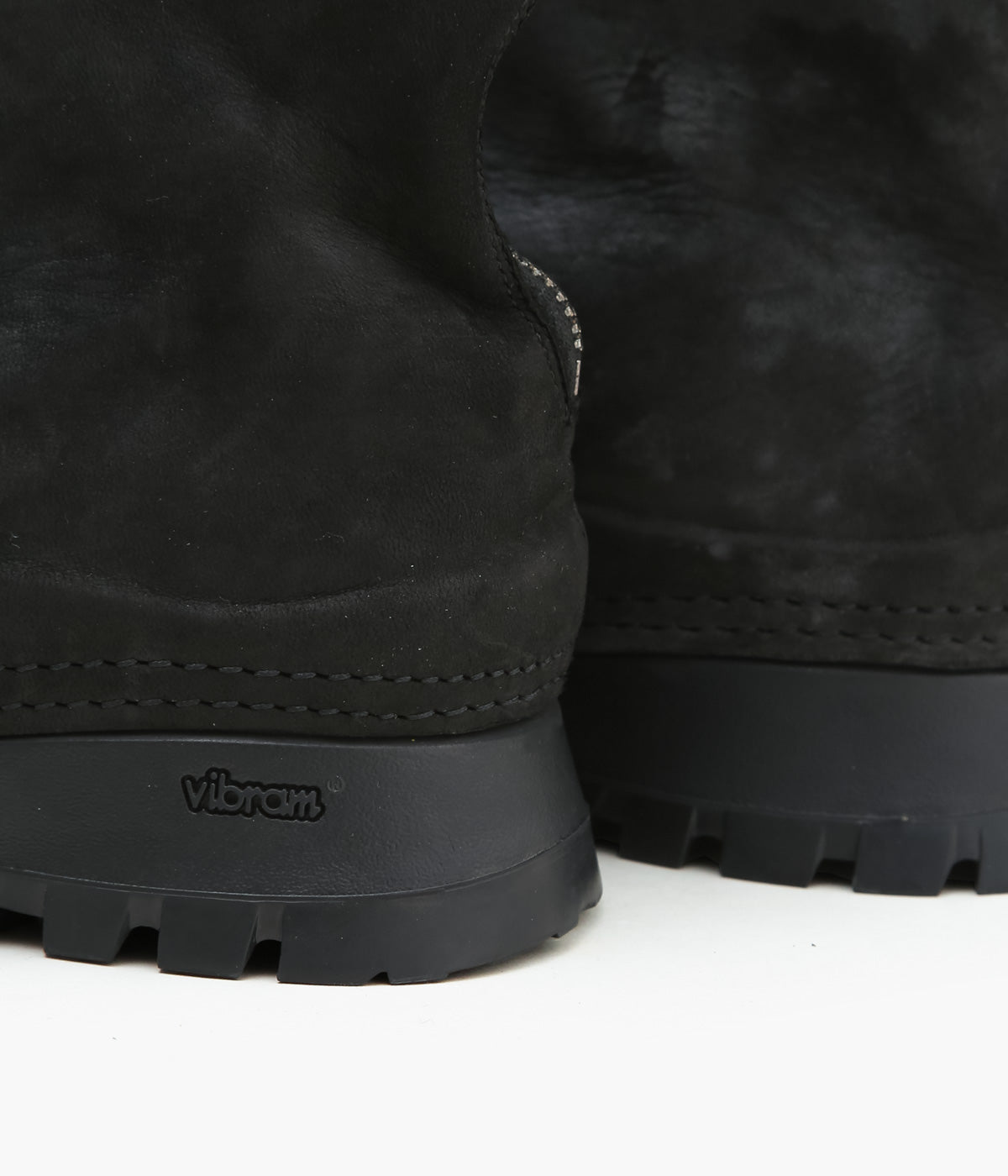 COMOLI "GUIDI Exclusive VS Back Zip Boots" (BLACK)