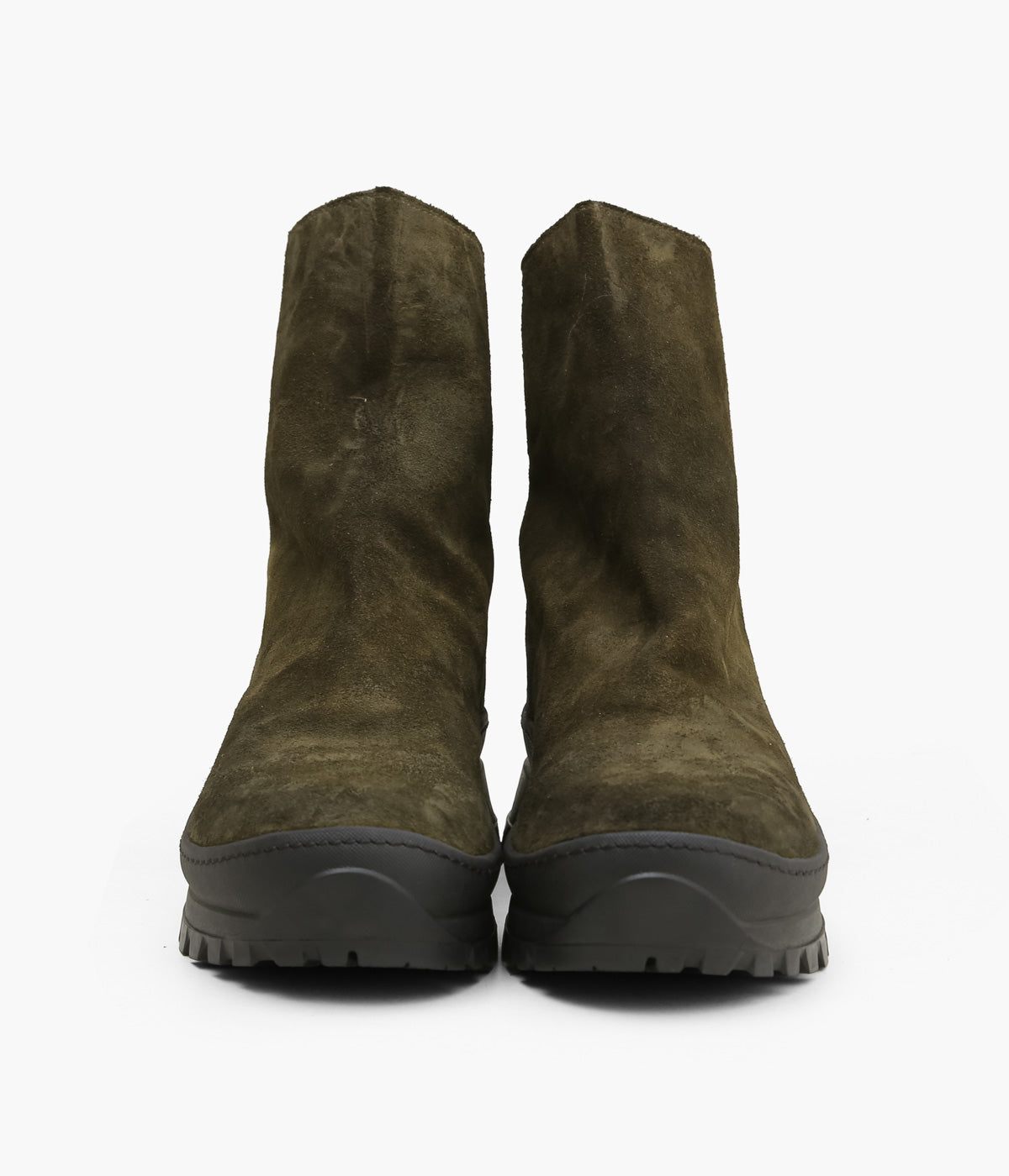 COMOLI "GUIDI Exclusive VS Back Zip Boots" (BROWN)