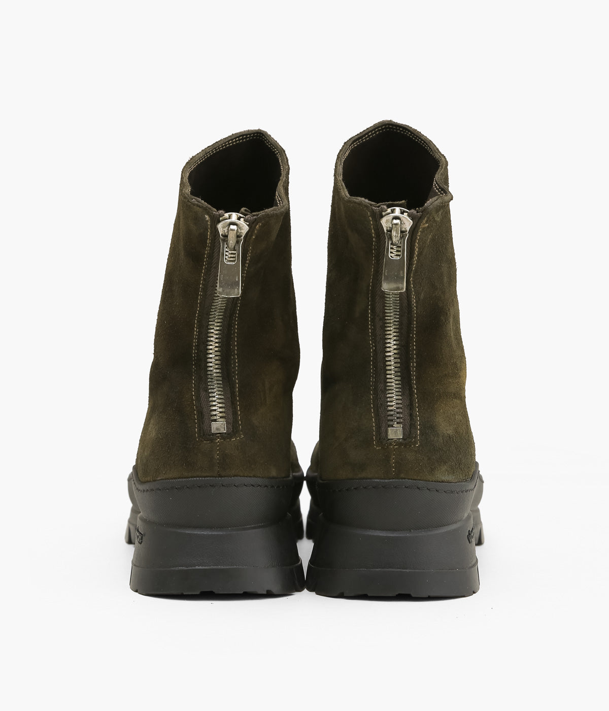 COMOLI "GUIDI Exclusive VS Back Zip Boots" (BROWN)