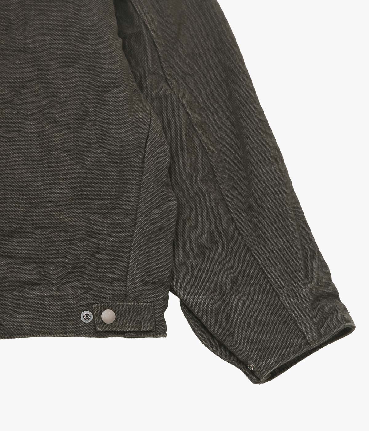 COMOLI ''ヘンプダック ジップショートジャケット'' (BROWN) – THE