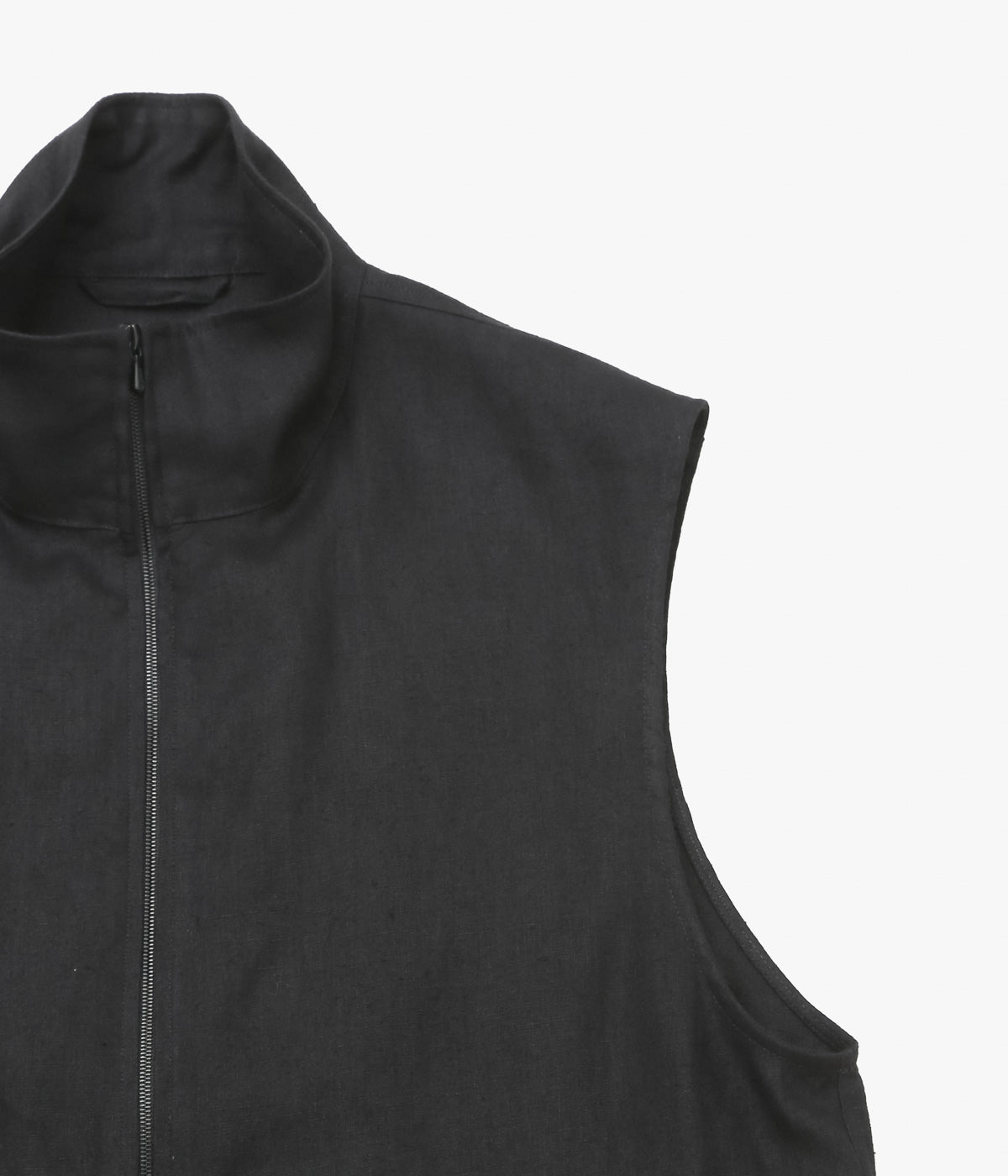 COMOLI ''カナパ ベスト'' (BLACK)