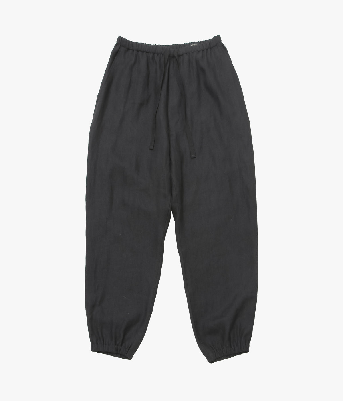 COMOLI ''カナパ ドローストリングパンツ'' (BLACK)