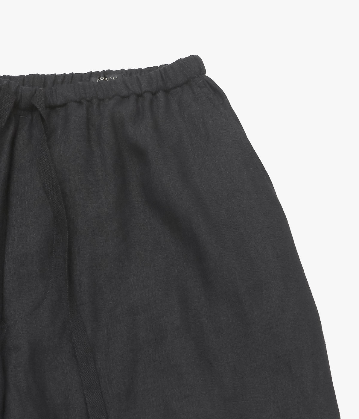 COMOLI ''カナパ ドローストリングパンツ'' (BLACK) – THE STORE BY