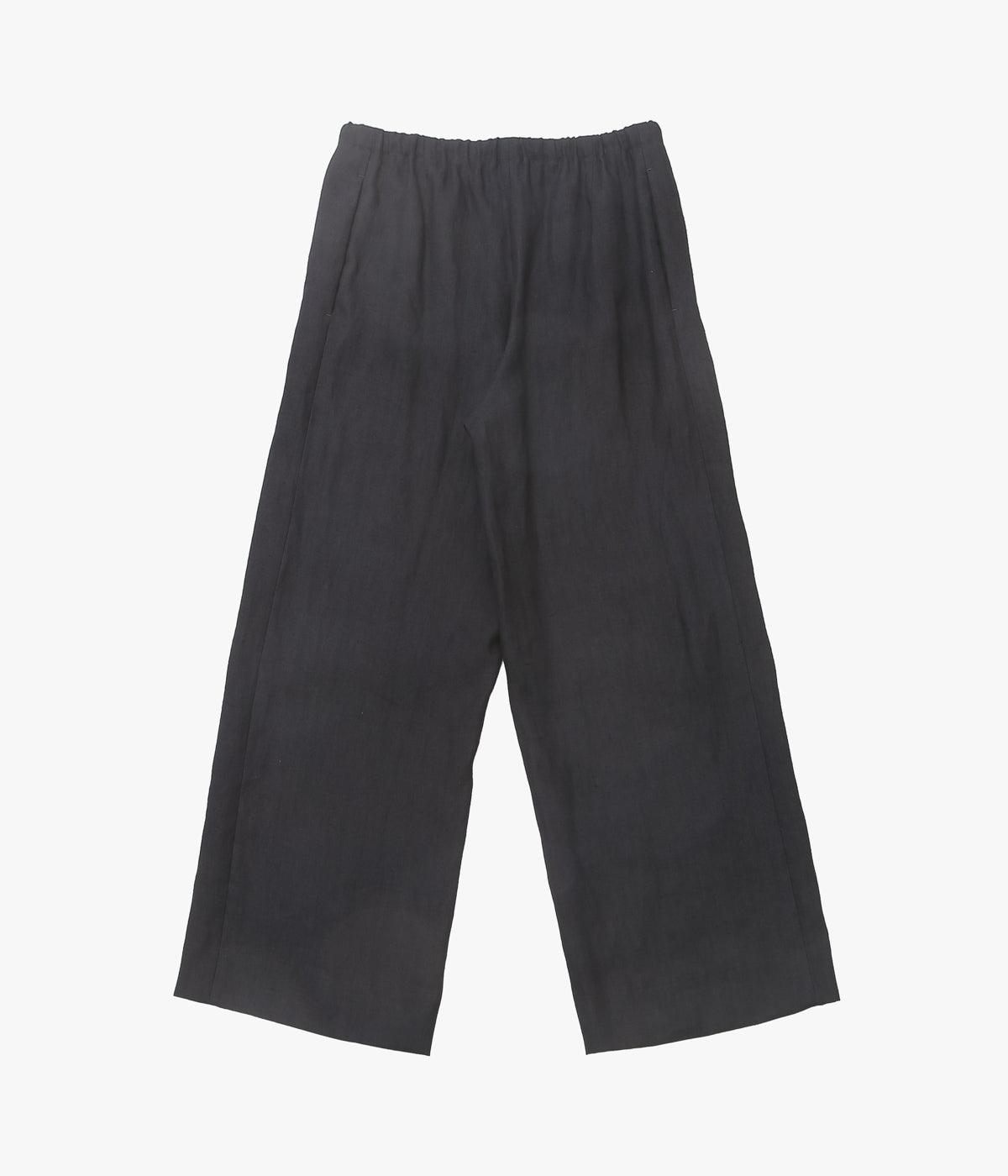 COMOLI "Canapa Wide Pants" (BLACK)