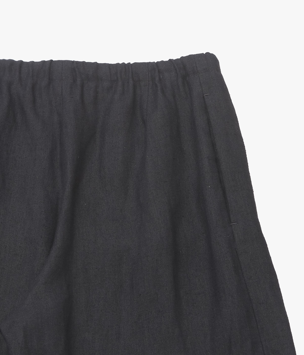 COMOLI "Canapa Wide Pants" (BLACK)