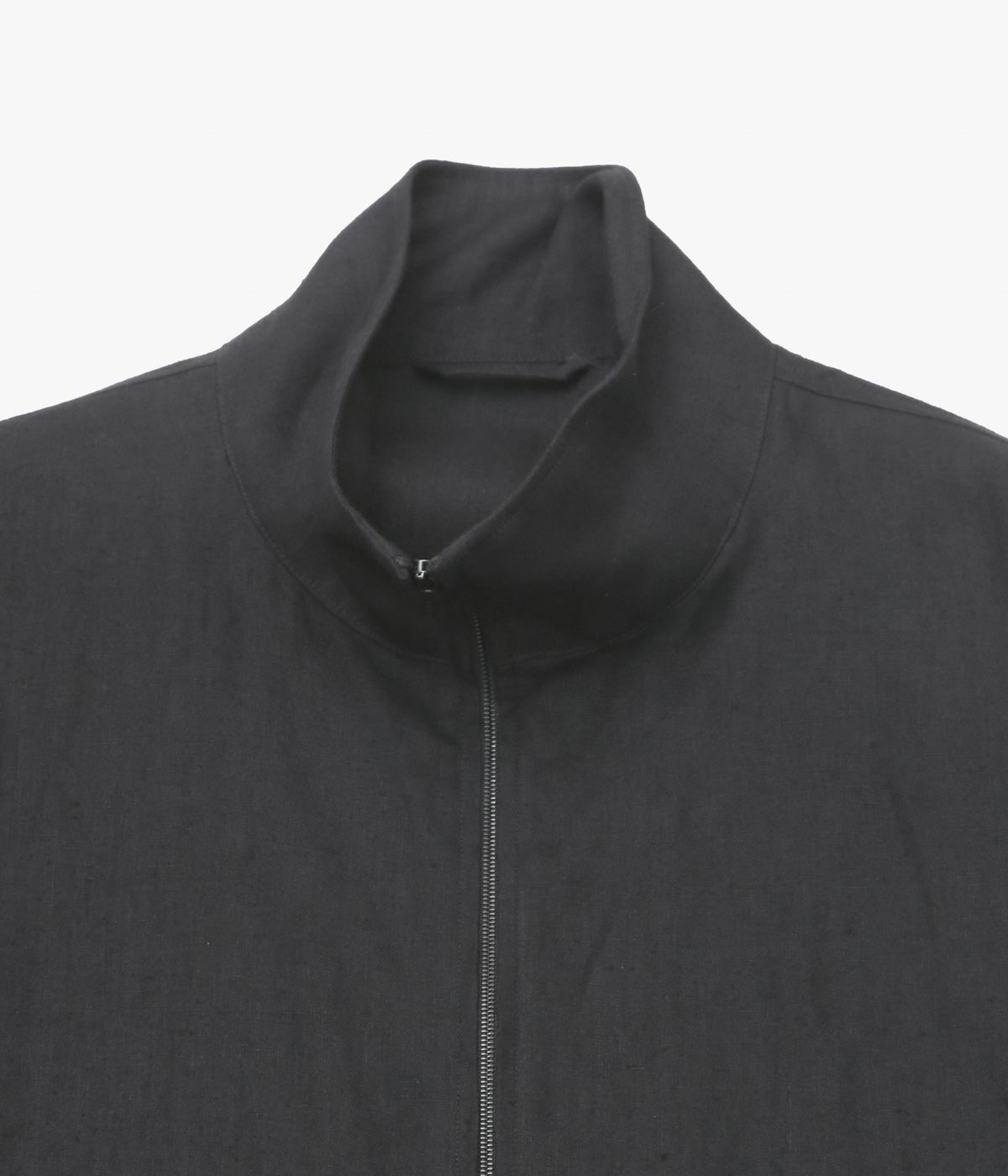 COMOLI "Canapa Zip Jacket" (BLACK)