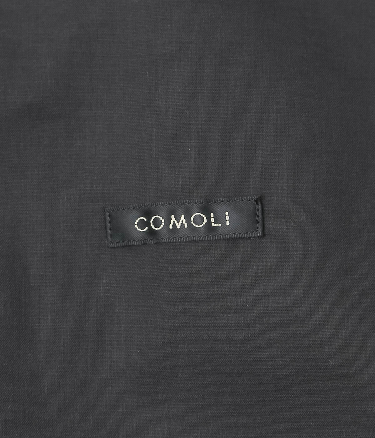 COMOLI "Canapa Zip Jacket" (BLACK)