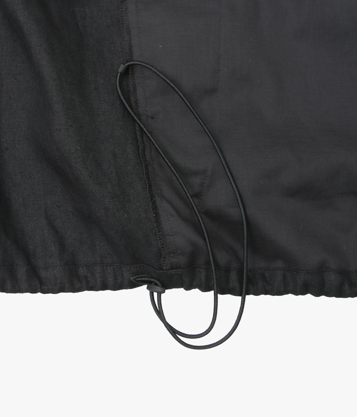 COMOLI "Canapa Zip Jacket" (BLACK)