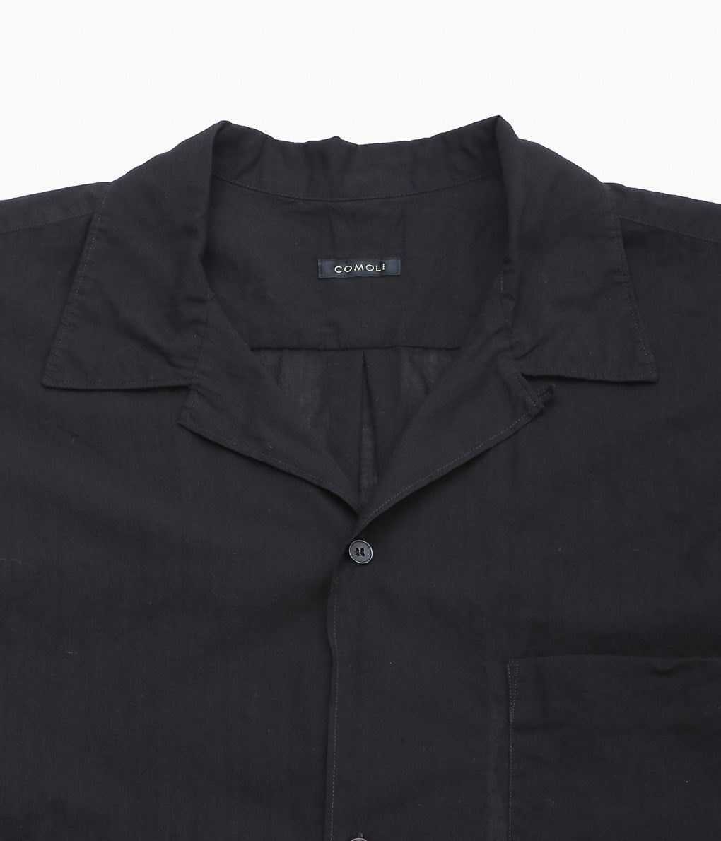 【サイズ2 未着用】 comoli khadi コットン 半袖 シャツ サイズ2 未着用】 comoli khadi コットン 半袖 シャツ COMOLI