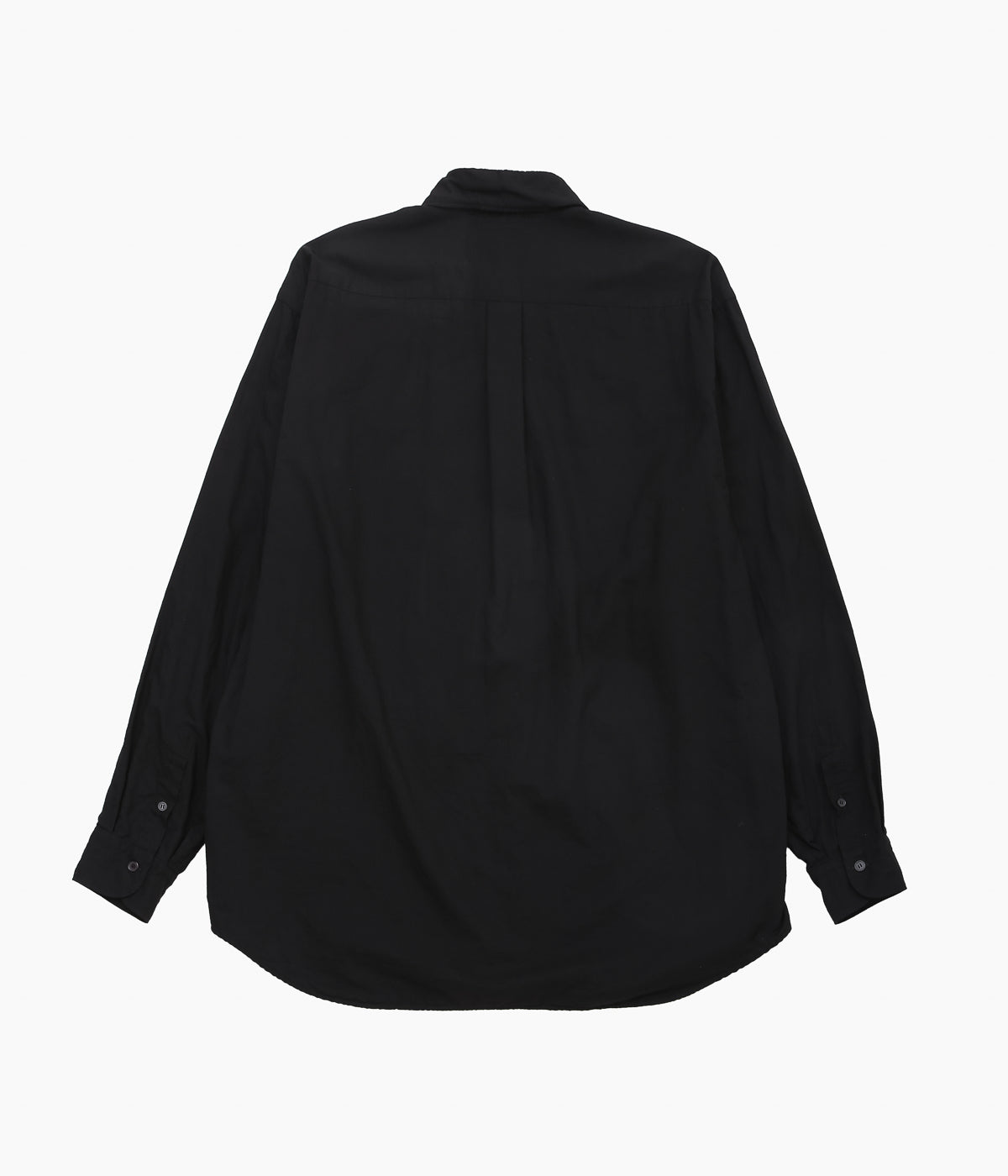 COMOLI ''KHADI COTTON W-LAYER COMOLI SHIRT'' (BLACK)