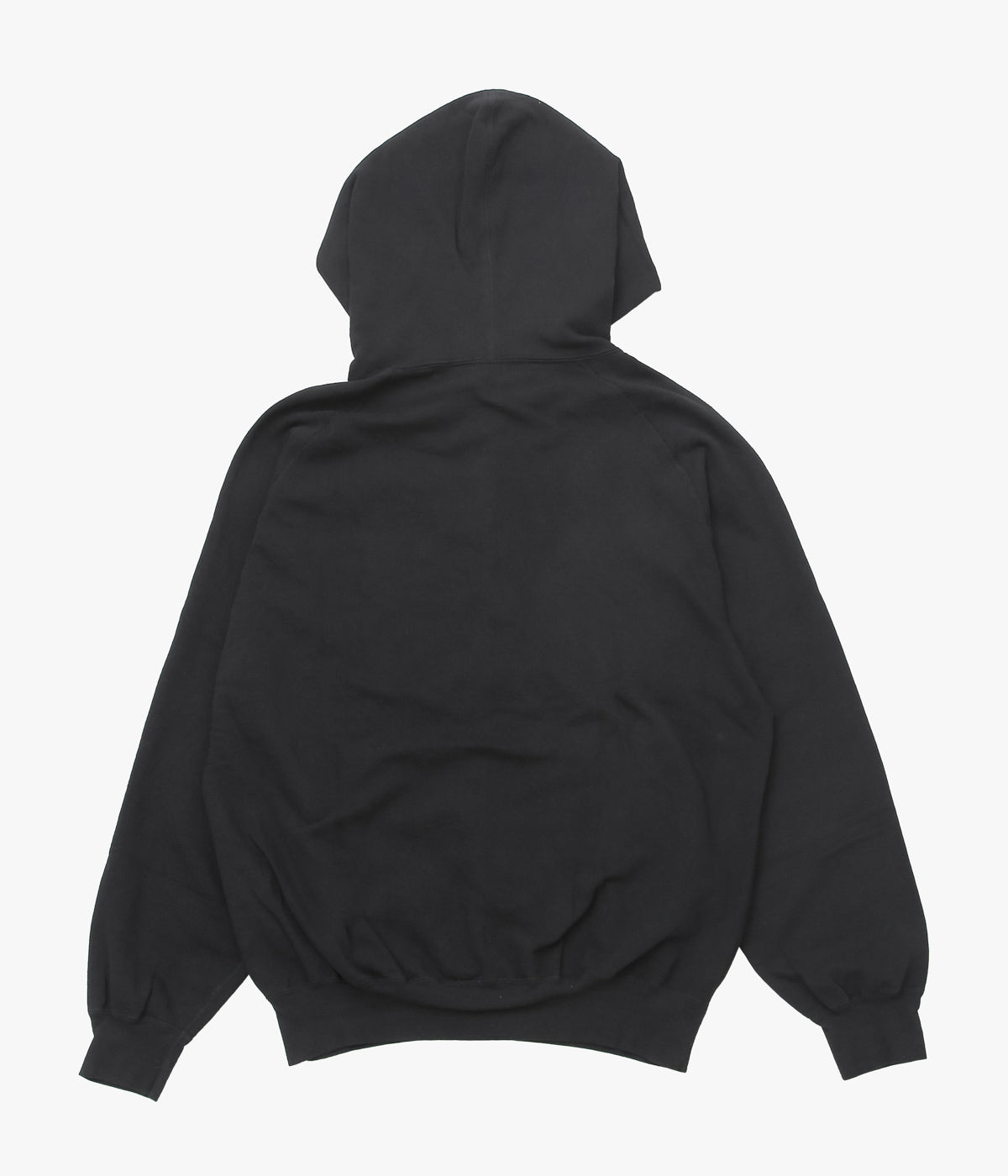 COMOLI ''LWコットン裏毛 ジップパーカ'' (BLACK)