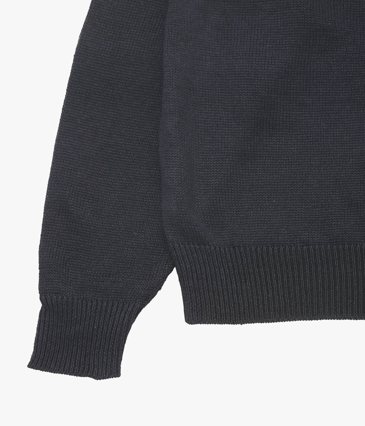 COMOLI ''リネン クルーネックニット'' (BLACK) – THE STORE BY MAIDENS