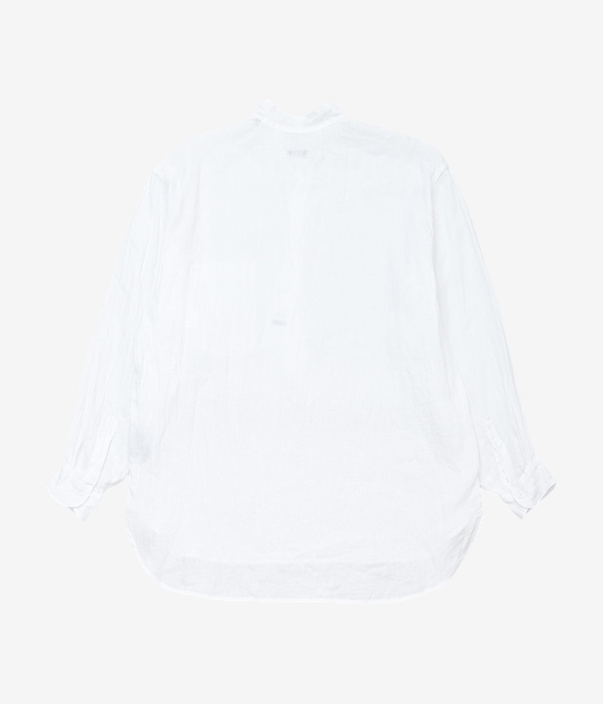 COMOLI ''Linen W Cross Pullover Shirt'' (WHITE)