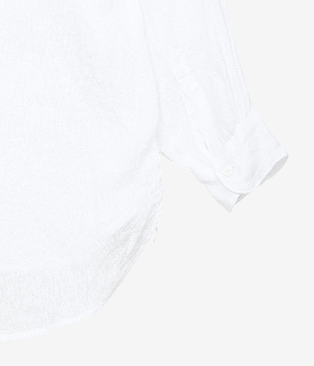 COMOLI ''Linen W Cross Pullover Shirt'' (WHITE)