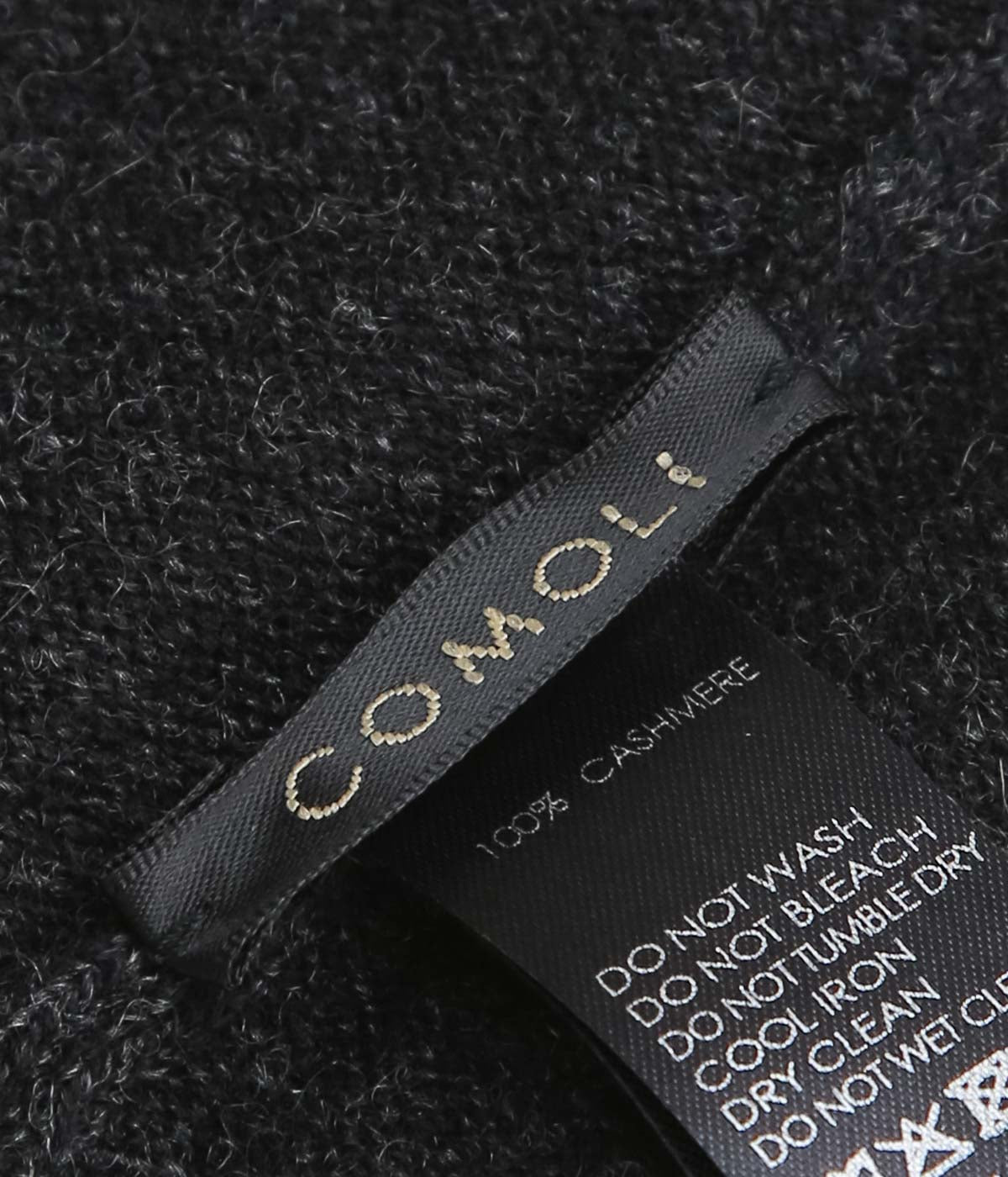 COMOLI Cashmere Neck Warmer (Charcoal)