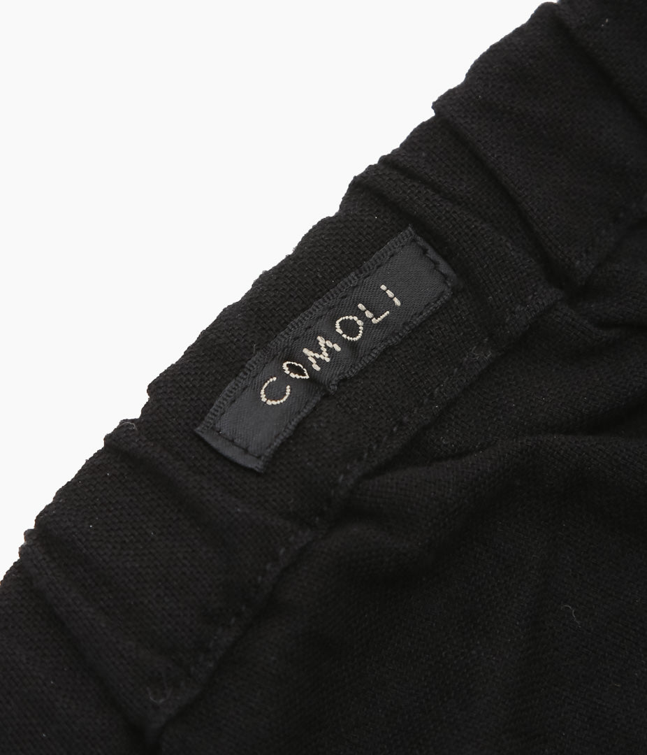 COMOLI ''オックス ドローストリングパンツ'' (BLACK)