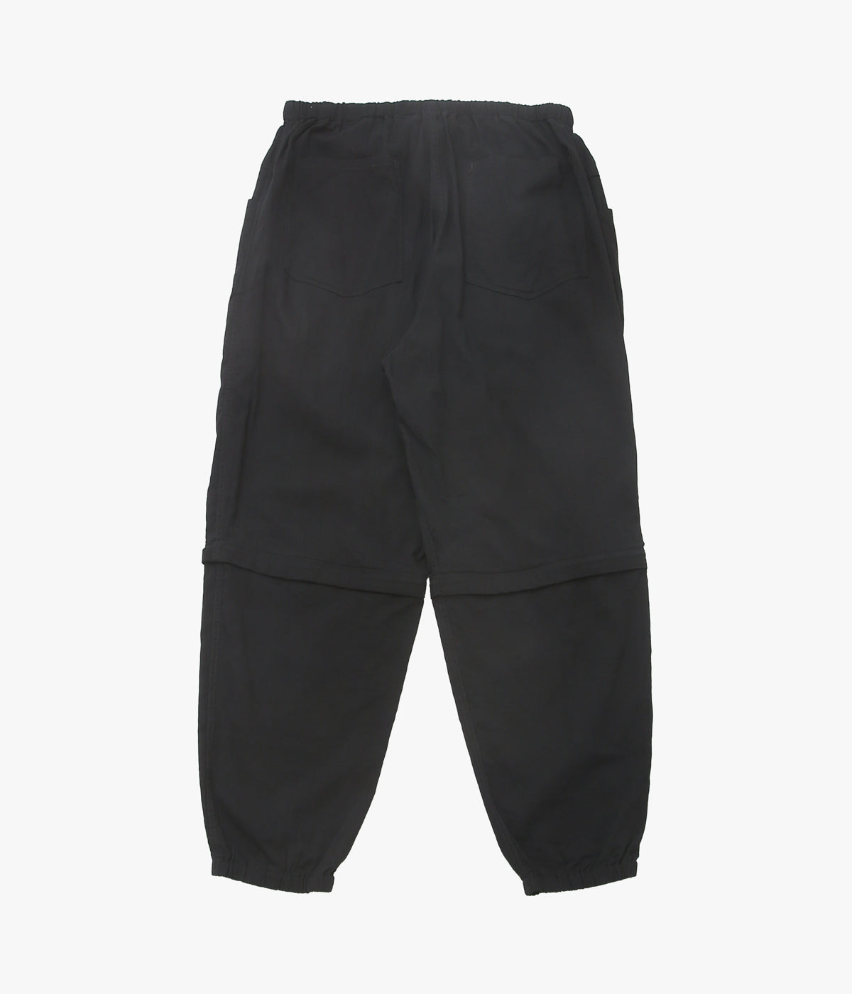 COMOLI ''オックス コンバーティブルパンツ'' (BLACK)