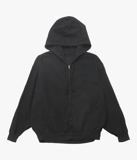 COMOLI ''オックス ジップパーカ'' (BLACK)