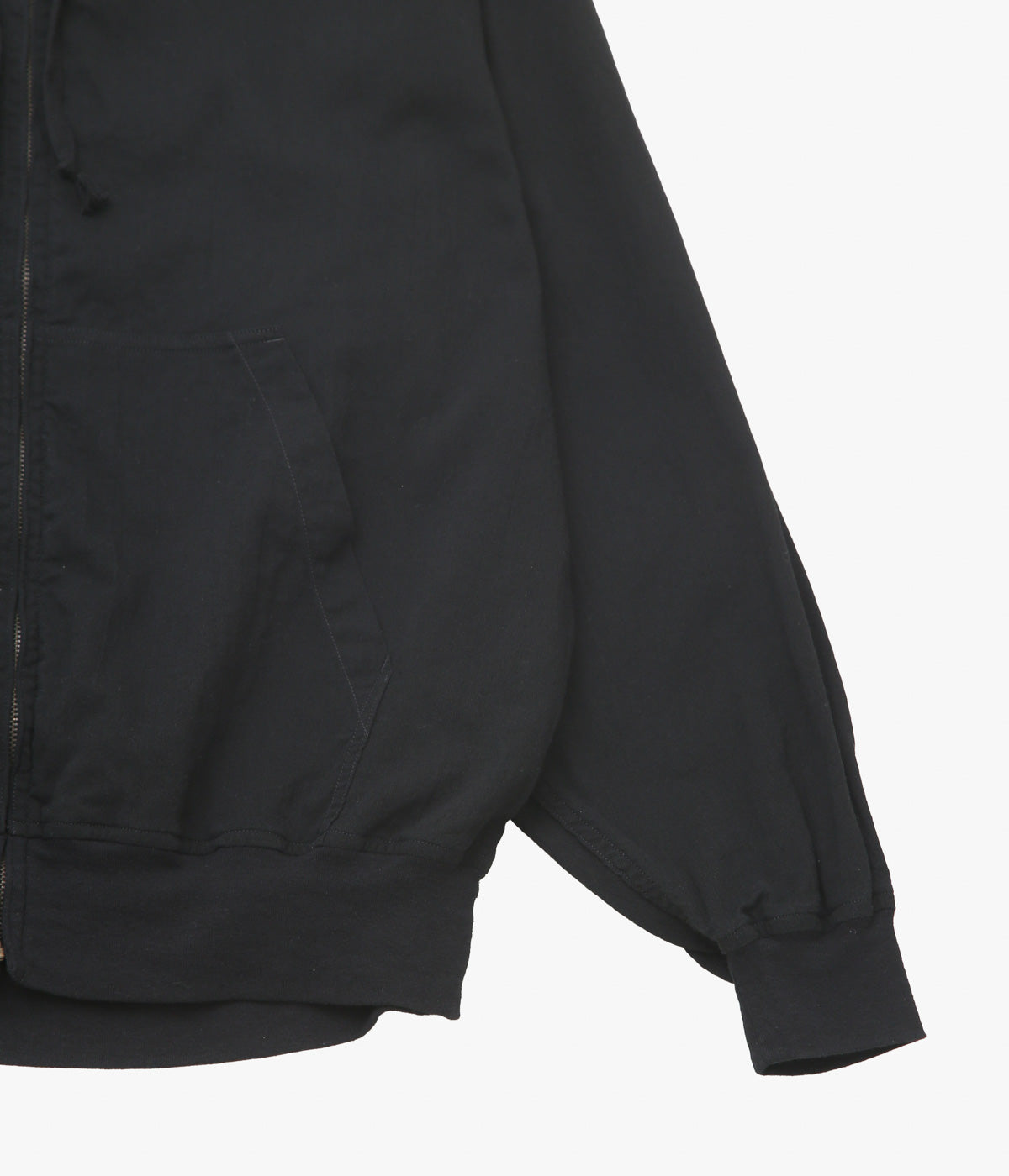 COMOLI ''オックス ジップパーカ'' (BLACK) – THE STORE BY MAIDENS