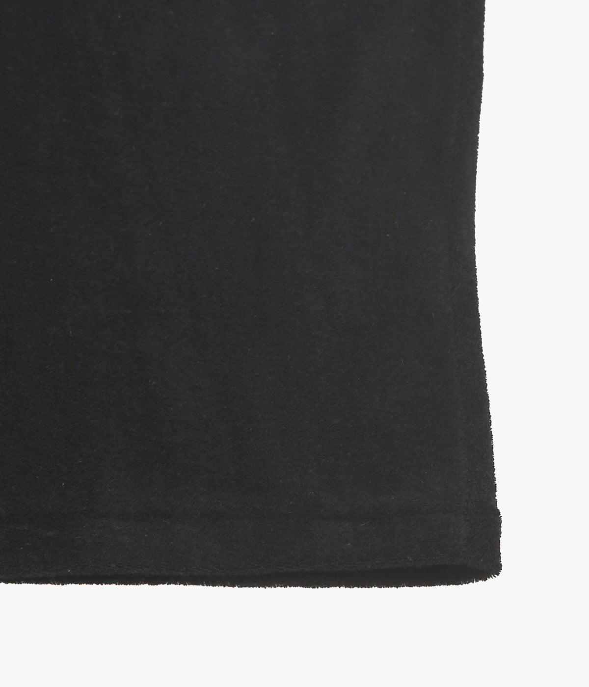 COMOLI ''パイル ミニTシャツ'' (BLACK)