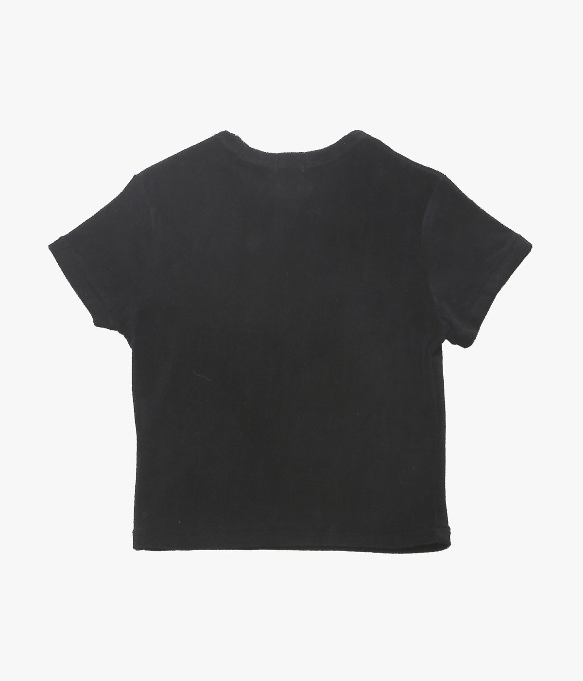 COMOLI ''パイル ミニTシャツ'' (BLACK)