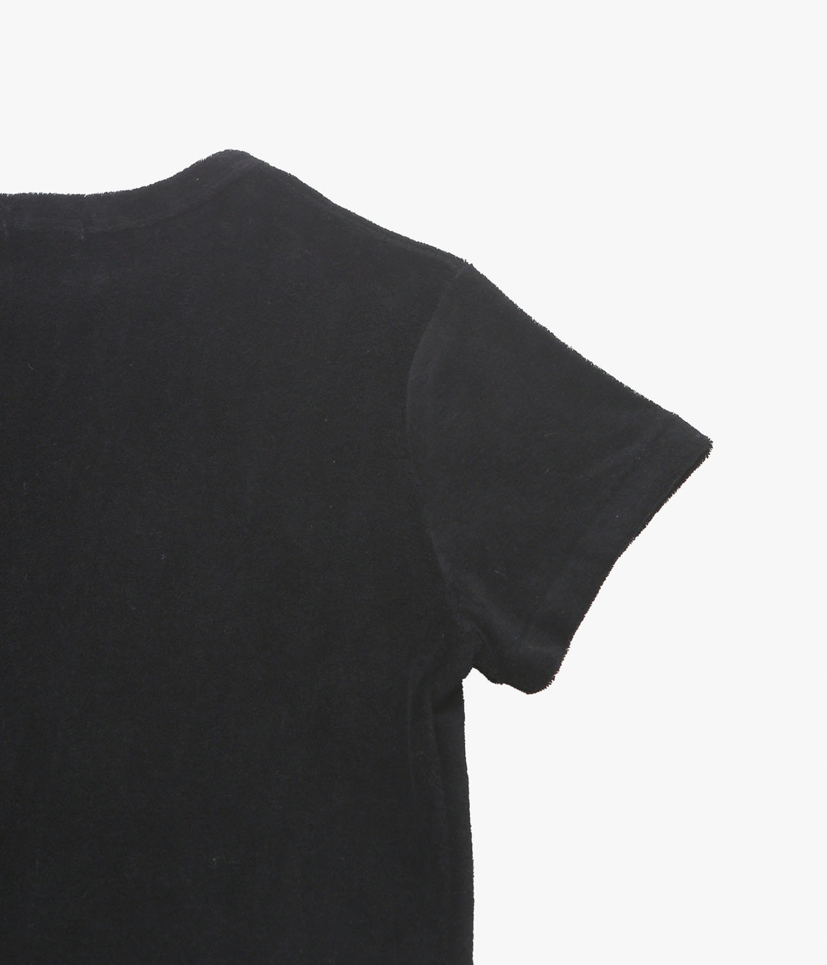 COMOLI ''パイル ミニTシャツ'' (BLACK)