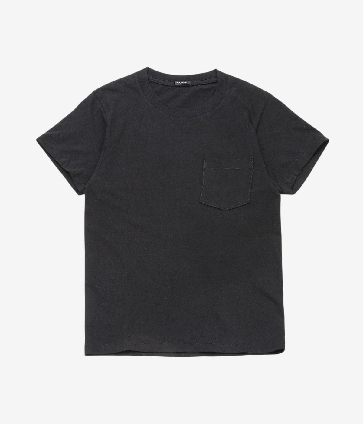 COMOLI ''ポケット Tシャツ'' (BLACK)