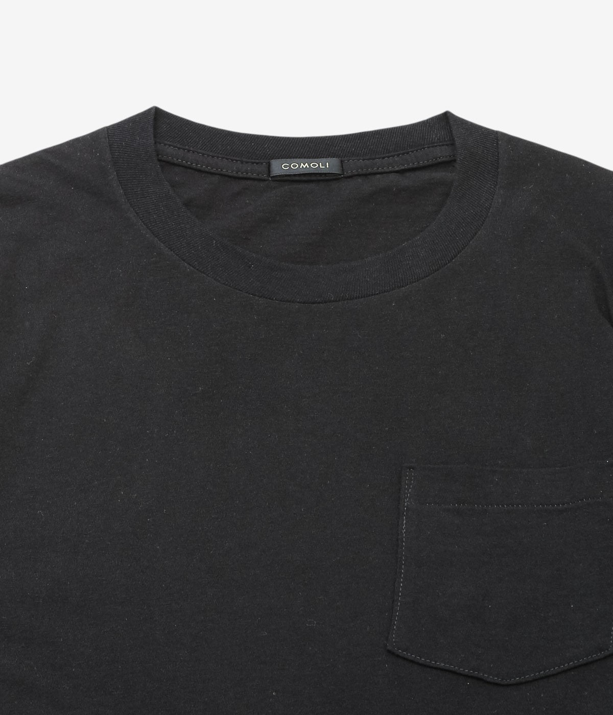 COMOLI ''ポケット Tシャツ'' (BLACK) – THE STORE BY MAIDENS