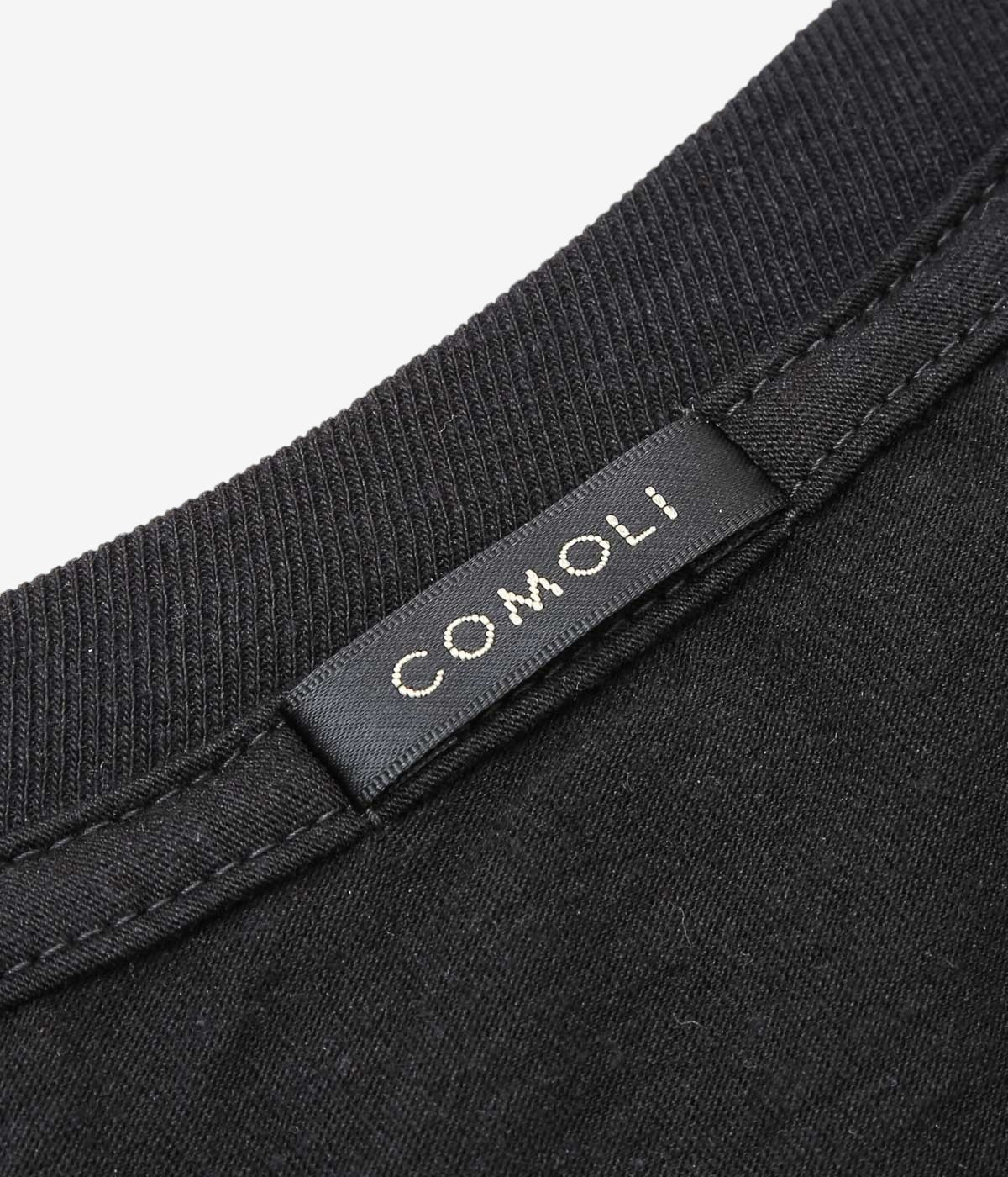 COMOLI ''ポケット Tシャツ'' (BLACK)
