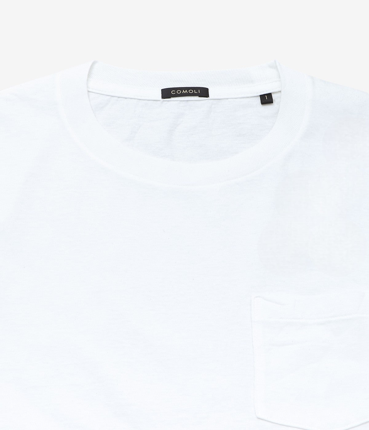 COMOLI ''ポケット Tシャツ'' (WHITE)