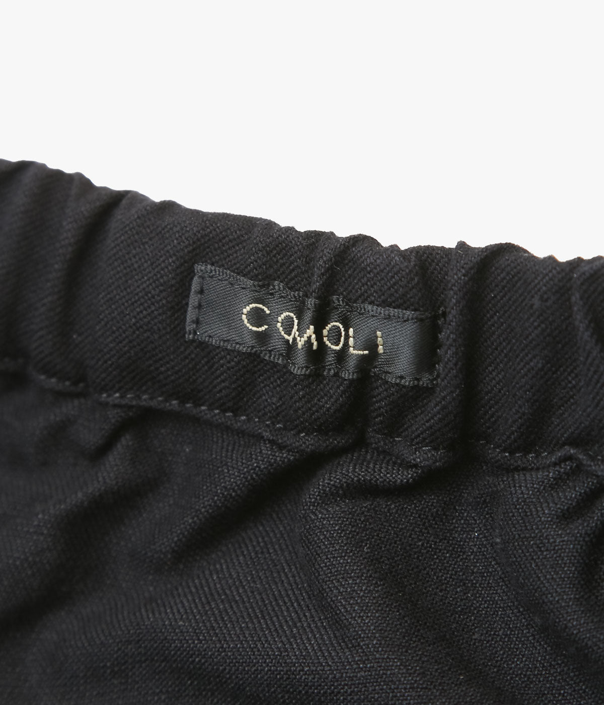 COMOLI ''ポストワークツイル ハンティングパンツ'' (BLACK)