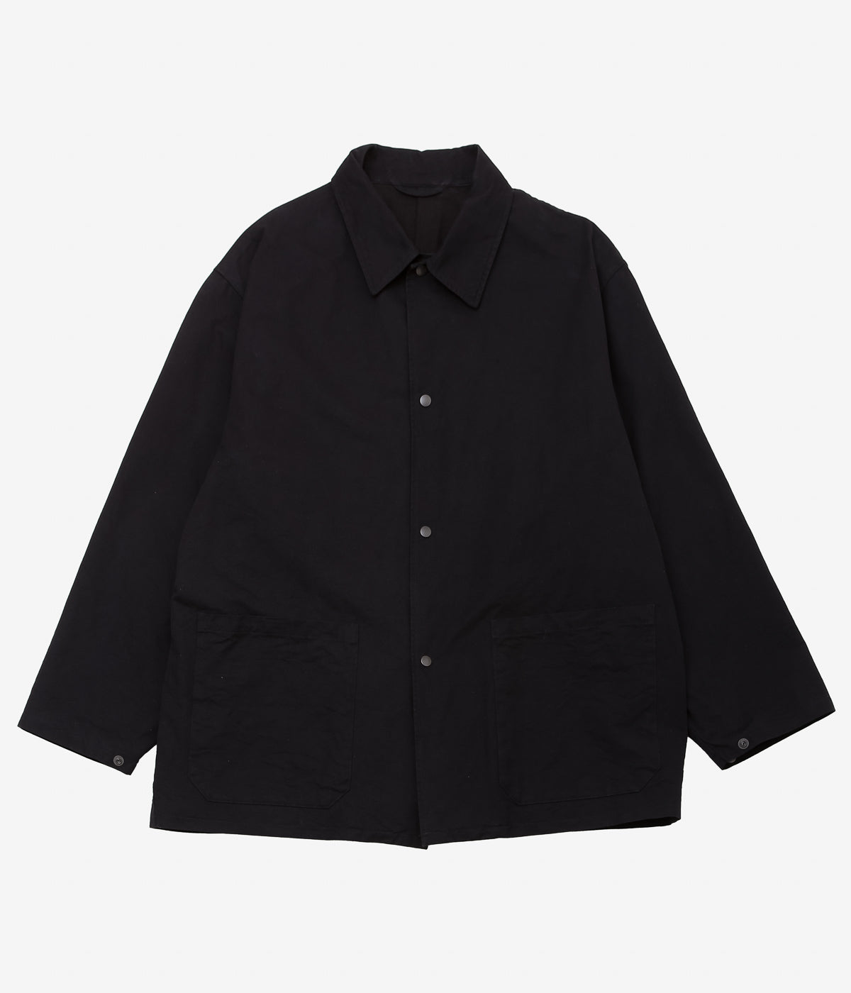 COMOLI "Postwork Twill Jacket" (Black)