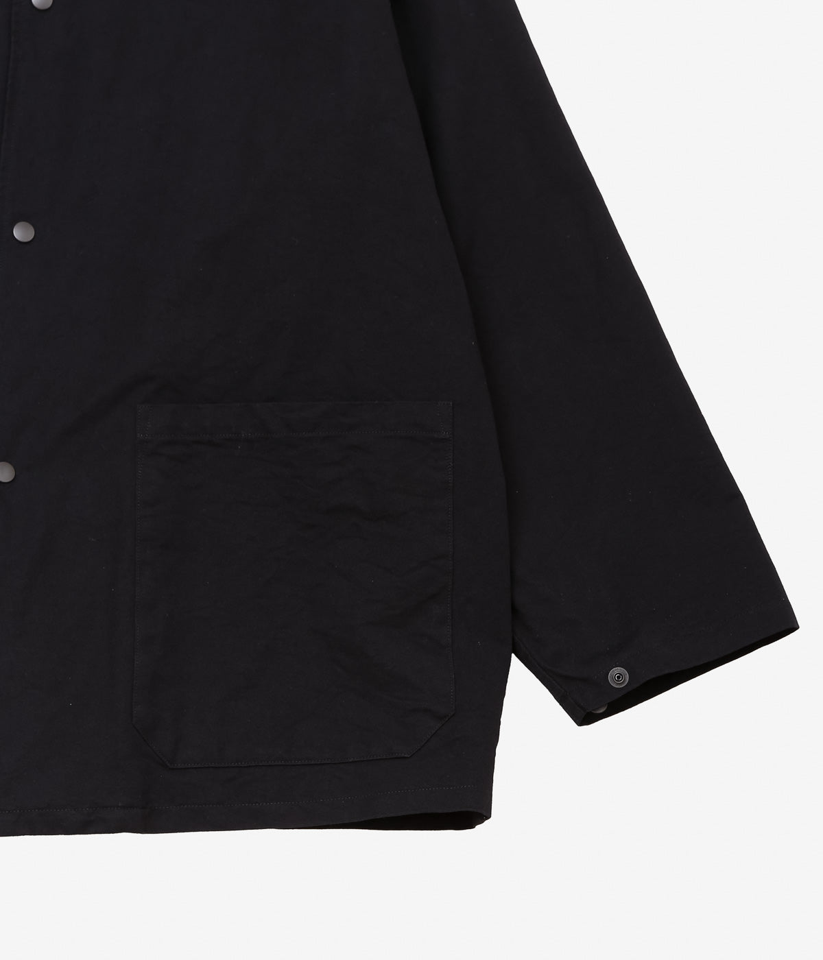 COMOLI "Postwork Twill Jacket" (Black)