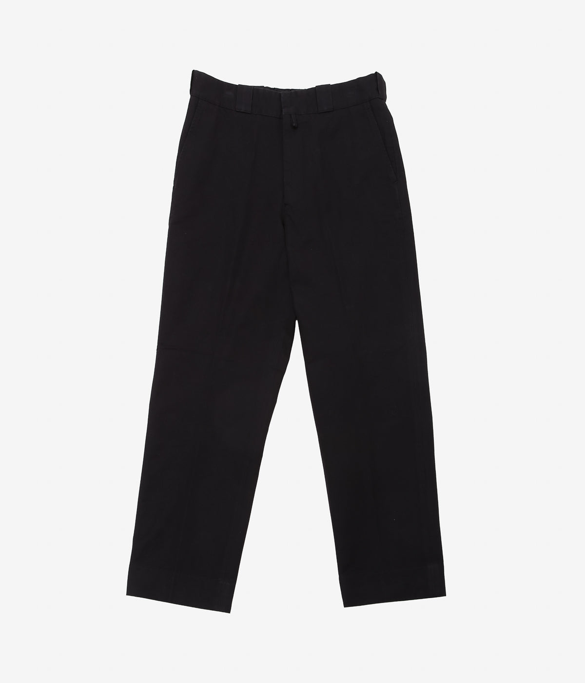 COMOLI "Postwork Twill Pants" (BLACK)
