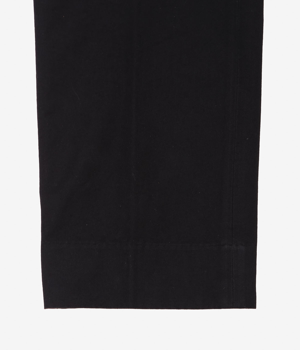 COMOLI "Postwork Twill Pants" (BLACK)