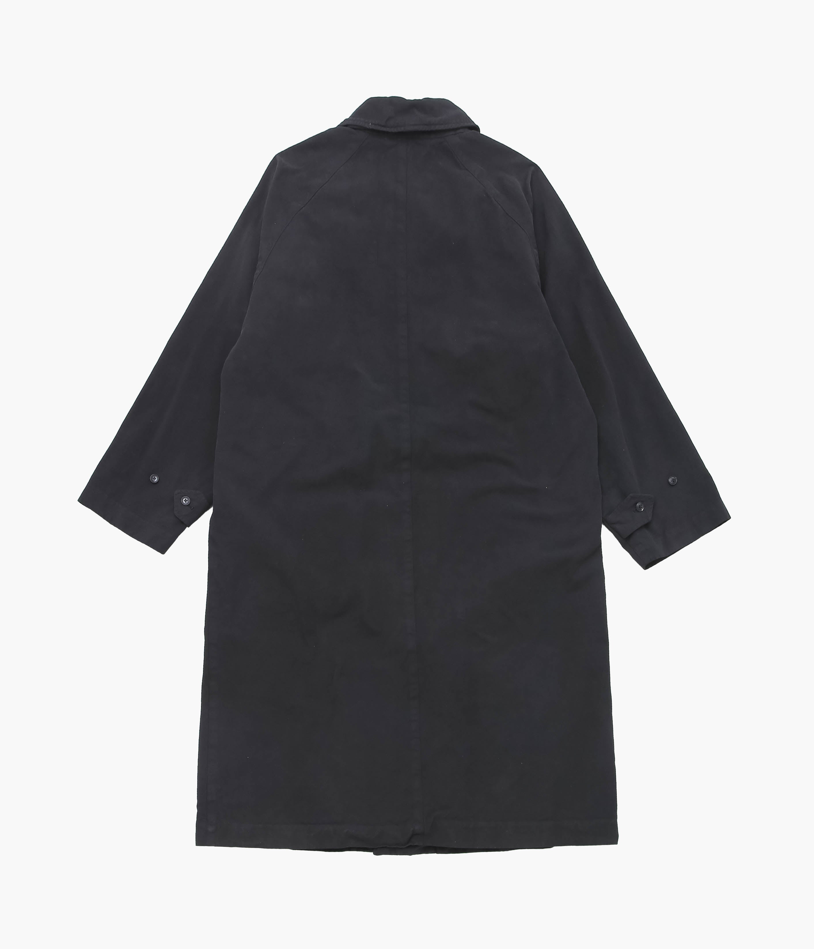 COMOLI ''製品染 バルカラーコート'' (BLACK) – THE STORE BY MAIDENS
