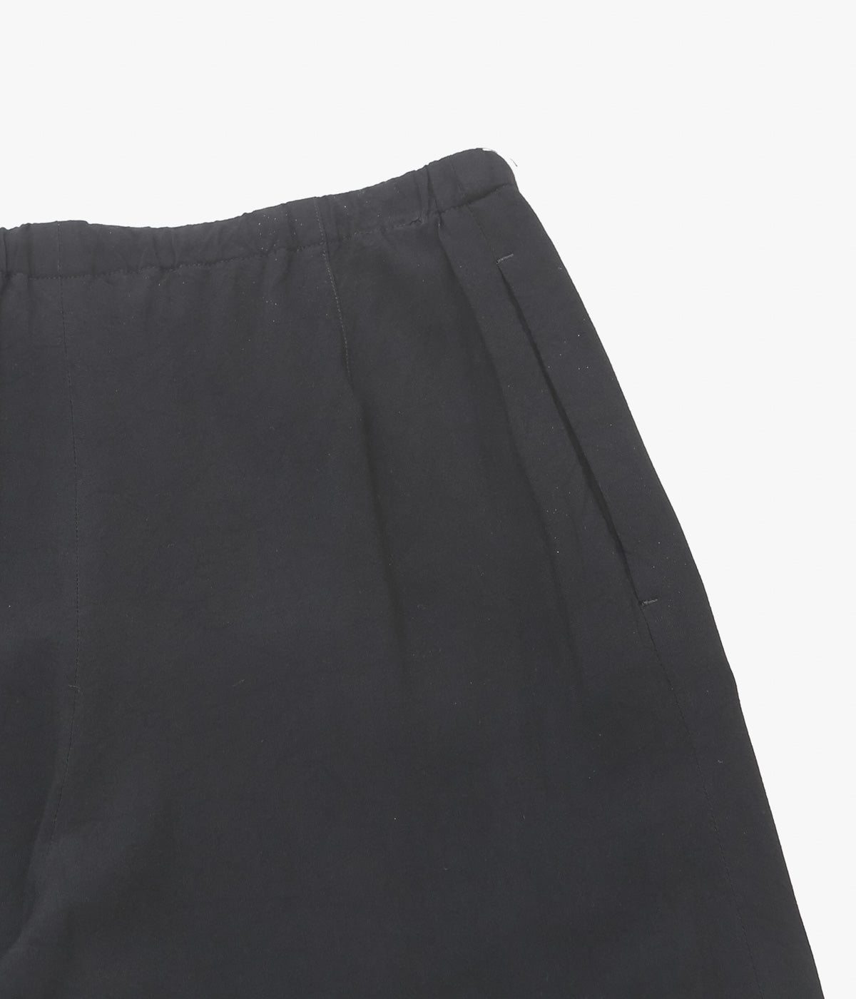 COMOLI ''レーヨン ワイドパンツ'' (BLACK)