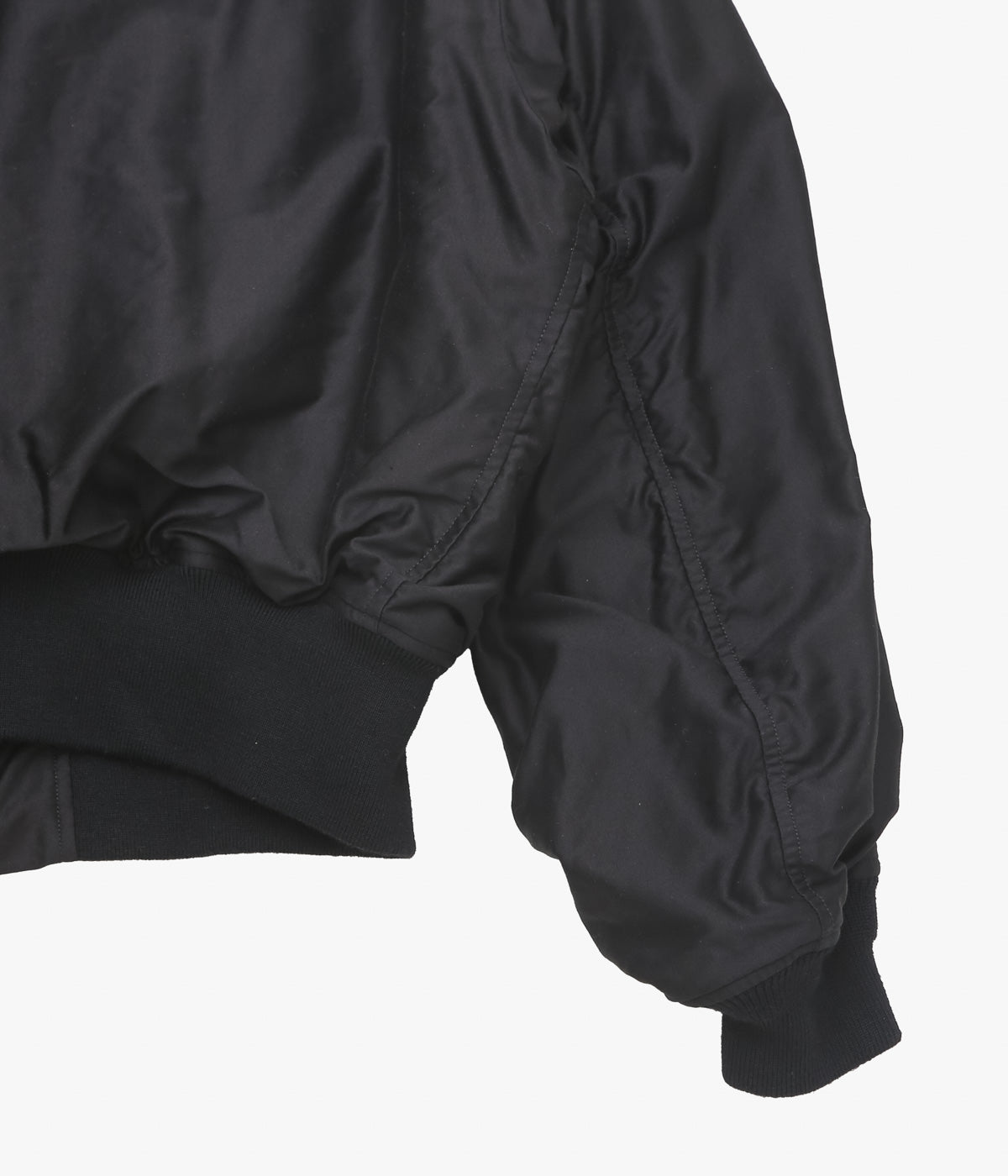 COMOLI ''リバーシブル フライトジャケット'' (BLACK)