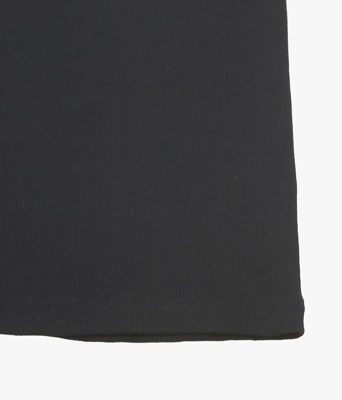 COMOLI "골지 탱크톱" (BLACK)