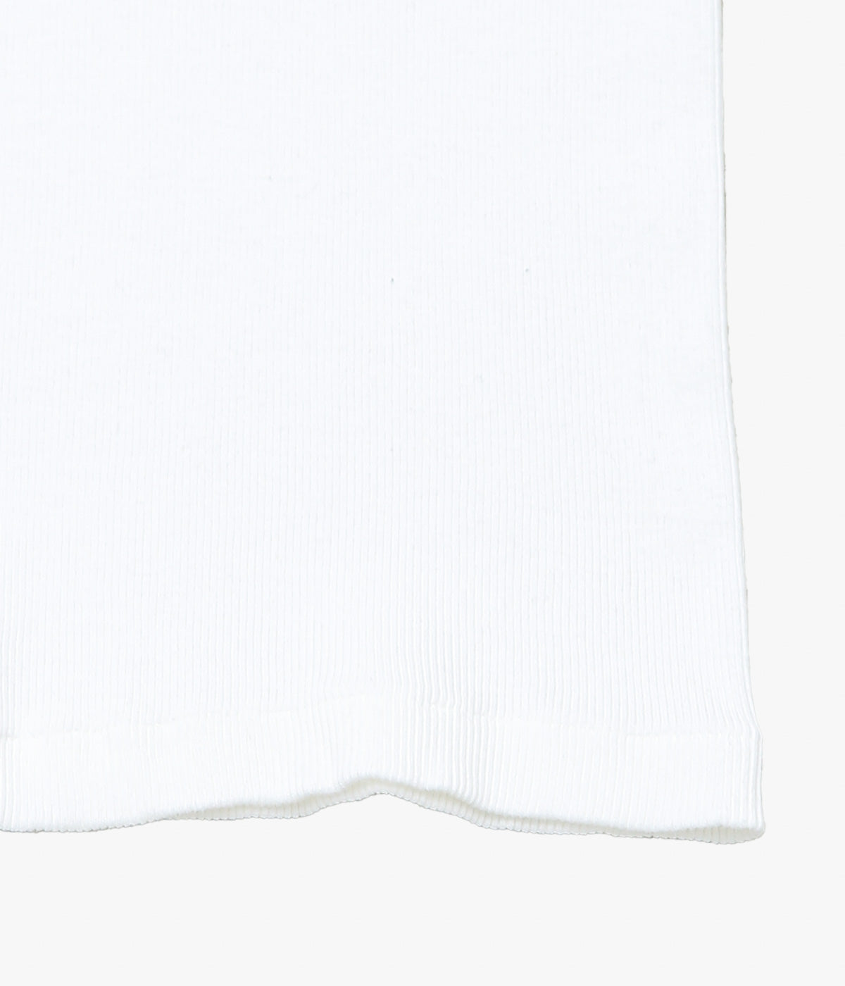 COMOLI ''リブ タンクトップ'' (WHITE)