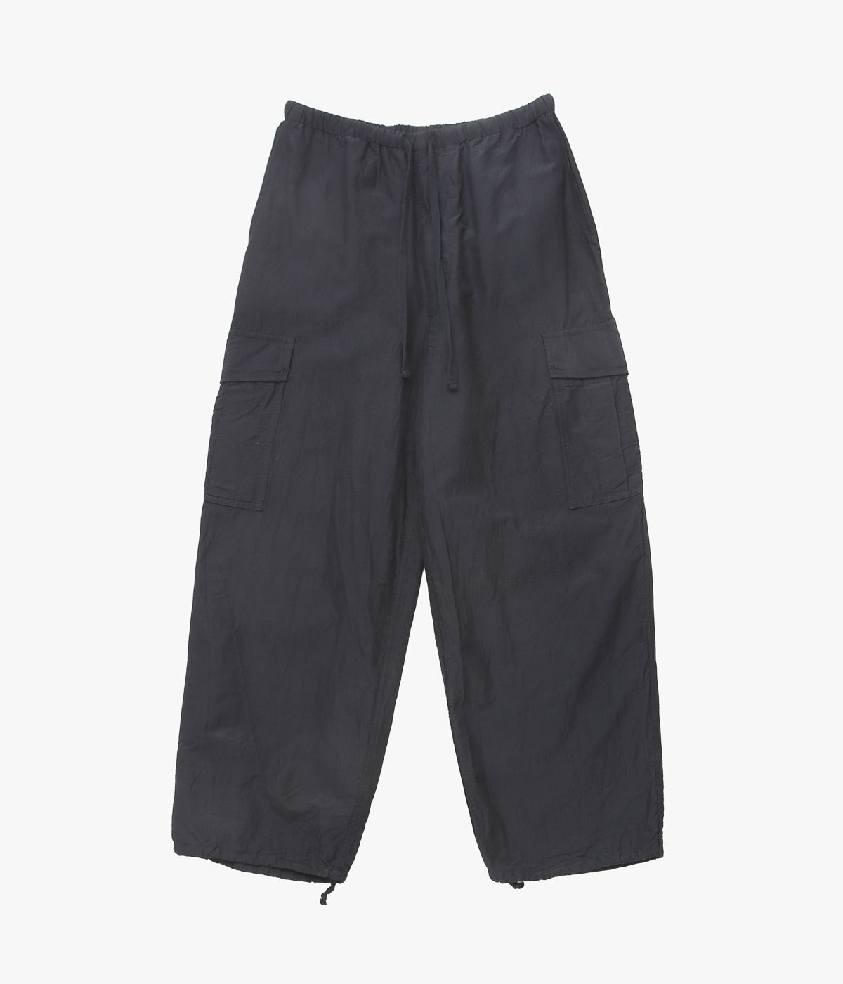 COMOLI ''リップストップ 6Pパンツ'' (BLACK)