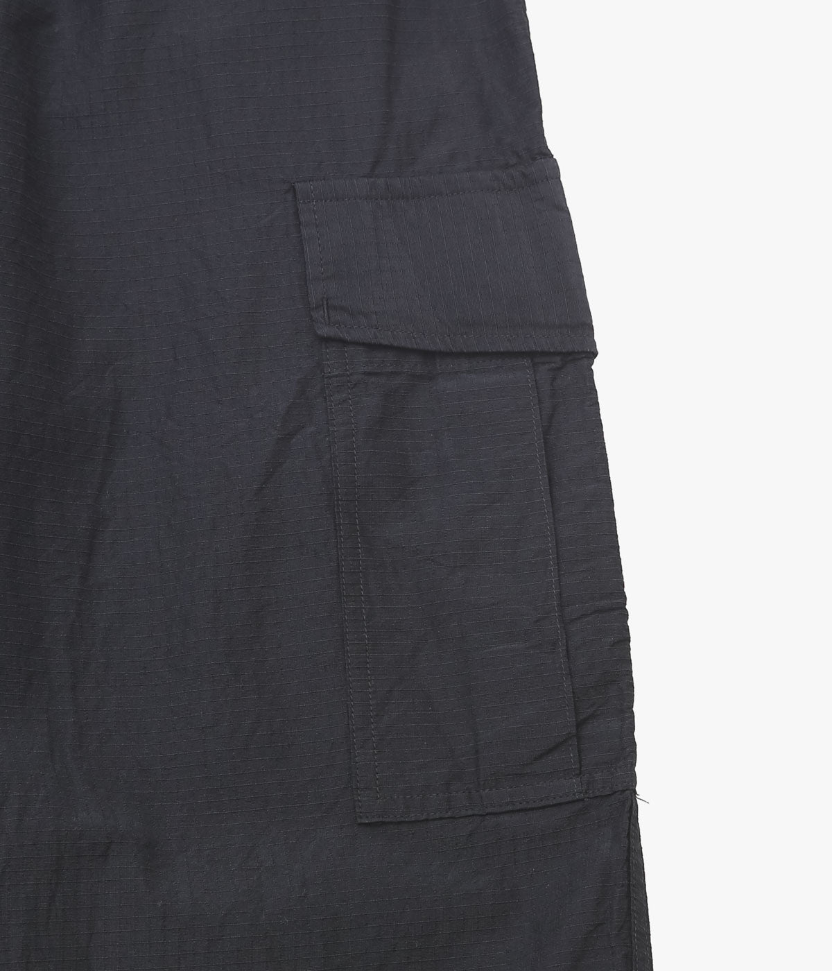 COMOLI ''リップストップ 6Pパンツ'' (BLACK)
