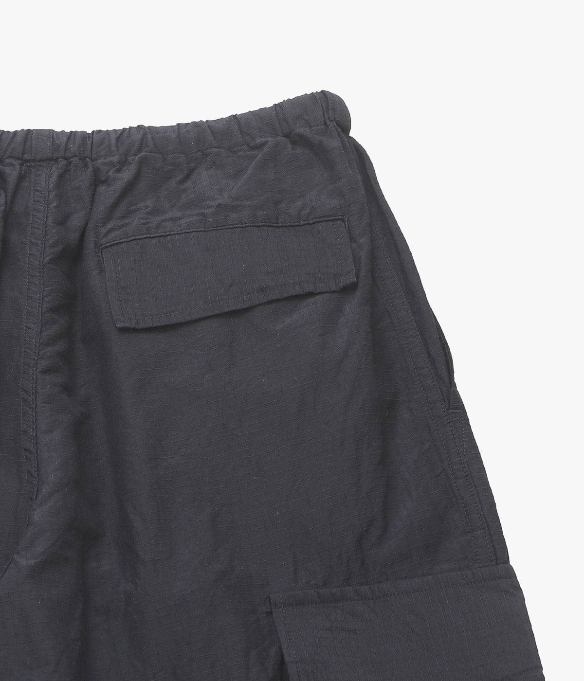 COMOLI ''リップストップ 6Pパンツ'' (BLACK)